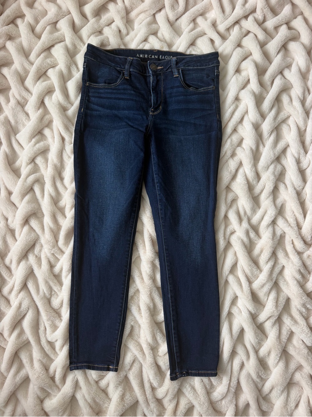 American Eagle Outfitters Deep Indigo Skinny Jeans